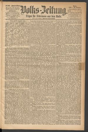 Volks-Zeitung vom 30.12.1886