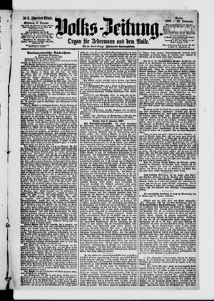 Volks-Zeitung vom 05.01.1887