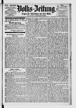 Volks-Zeitung vom 25.01.1887