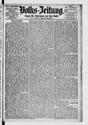Volks-Zeitung vom 25.01.1887
