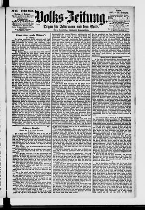 Volks-Zeitung vom 04.02.1887