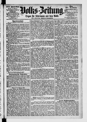 Volks-Zeitung vom 04.02.1887