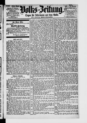 Volks-Zeitung vom 15.02.1887