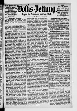 Volks-Zeitung vom 15.02.1887