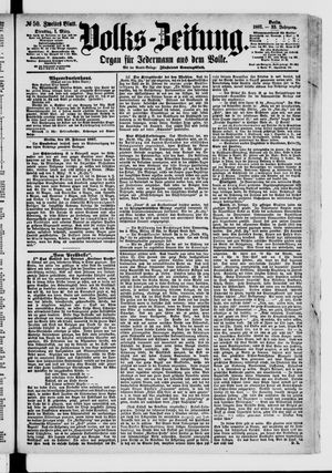 Volks-Zeitung vom 01.03.1887