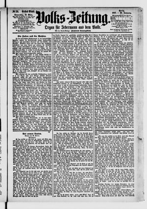 Volks-Zeitung vom 10.03.1887