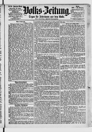 Volks-Zeitung vom 10.03.1887