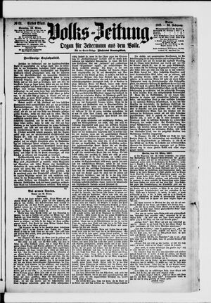 Volks-Zeitung vom 13.03.1887