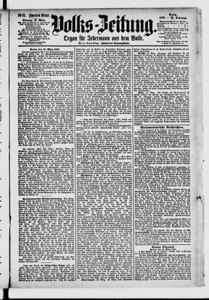 Volks-Zeitung vom 13.03.1887