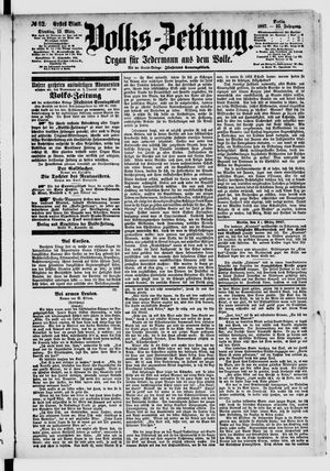 Volks-Zeitung vom 15.03.1887