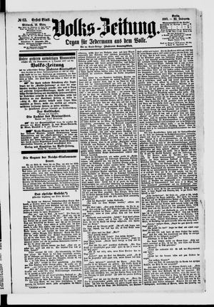 Volks-Zeitung on Mar 16, 1887