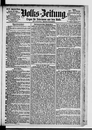 Volks-Zeitung vom 20.03.1887