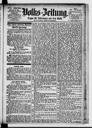 Volks-Zeitung vom 23.03.1887