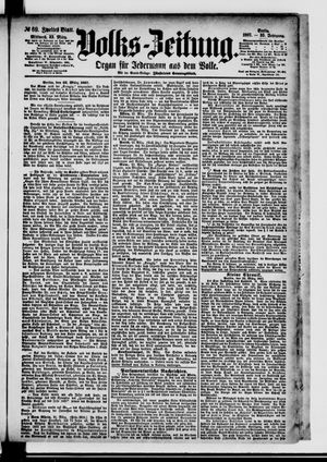 Volks-Zeitung vom 23.03.1887