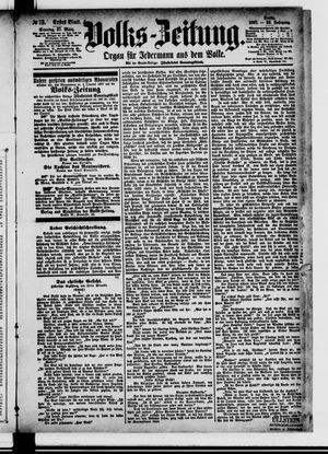 Volks-Zeitung vom 27.03.1887