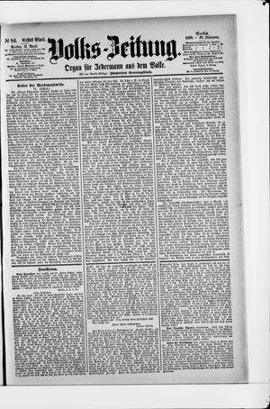 Volks-Zeitung vom 11.04.1890