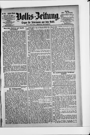 Volks-Zeitung vom 16.04.1890