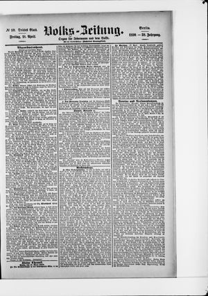 Volks-Zeitung vom 18.04.1890