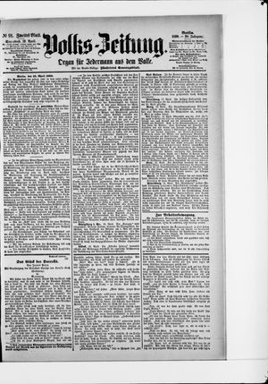 Volks-Zeitung vom 19.04.1890