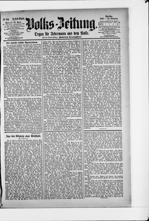 Volks-Zeitung vom 23.04.1890