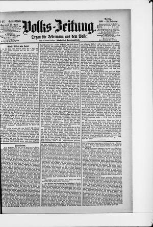 Volks-Zeitung vom 26.04.1890
