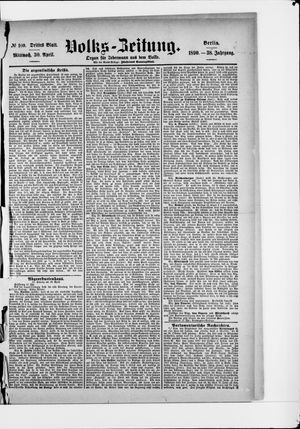 Volks-Zeitung vom 30.04.1890