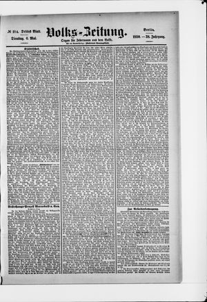 Volks-Zeitung vom 06.05.1890