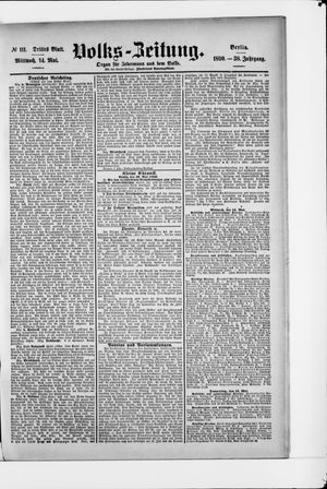 Volks-Zeitung vom 14.05.1890