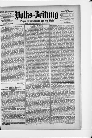 Volks-Zeitung vom 15.05.1890
