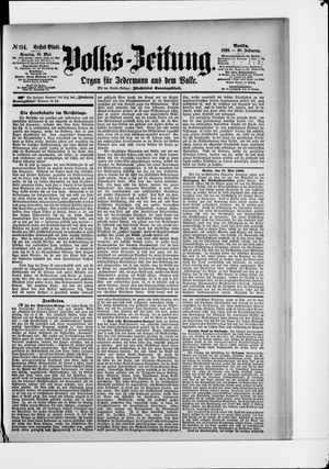 Volks-Zeitung vom 18.05.1890