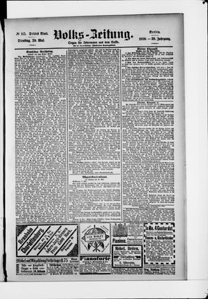 Volks-Zeitung on May 20, 1890