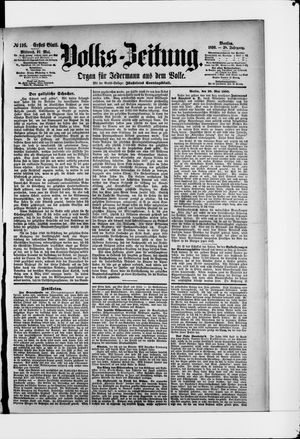 Volks-Zeitung vom 21.05.1890
