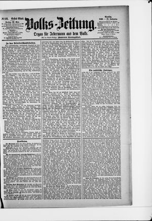 Volks-Zeitung vom 23.05.1890
