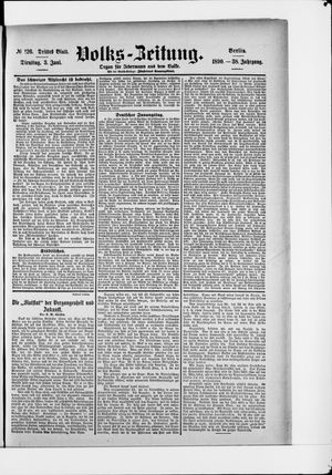 Volks-Zeitung vom 03.06.1890