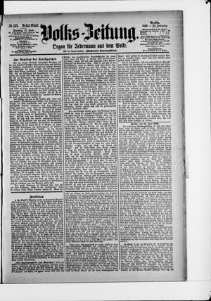 Volks-Zeitung vom 17.06.1890