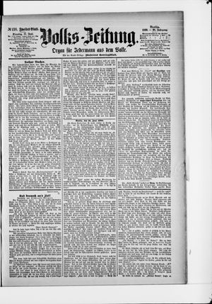 Volks-Zeitung vom 17.06.1890
