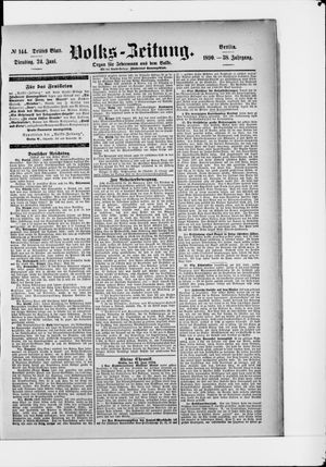 Volks-Zeitung on Jun 24, 1890