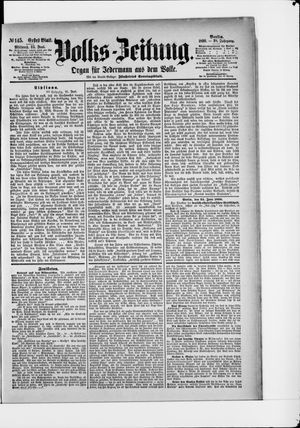 Volks-Zeitung vom 25.06.1890