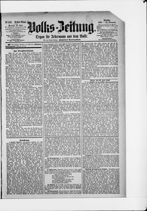 Volks-Zeitung vom 29.06.1890