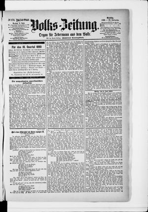 Volks-Zeitung vom 04.07.1890