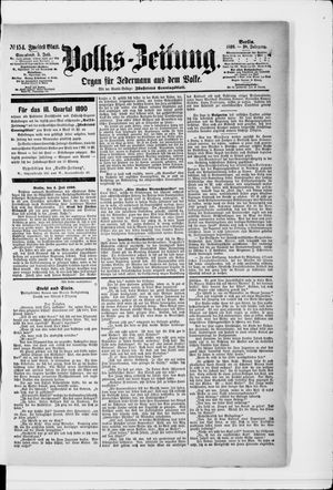 Volks-Zeitung vom 05.07.1890