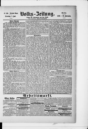 Volks-Zeitung vom 08.07.1890