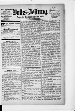 Volks-Zeitung vom 09.07.1890