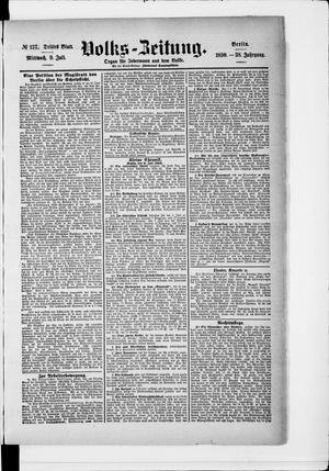 Volks-Zeitung vom 09.07.1890