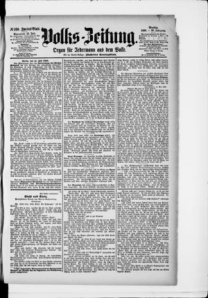 Volks-Zeitung vom 12.07.1890