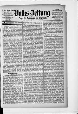 Volks-Zeitung vom 13.07.1890