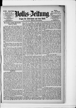 Volks-Zeitung vom 15.07.1890