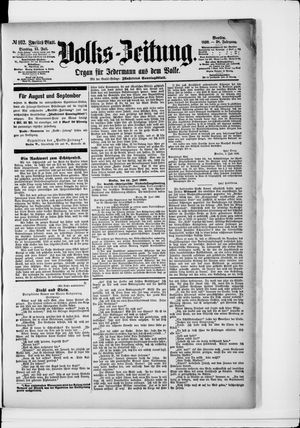Volks-Zeitung vom 15.07.1890