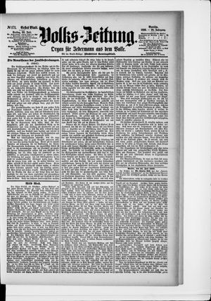 Volks-Zeitung vom 25.07.1890