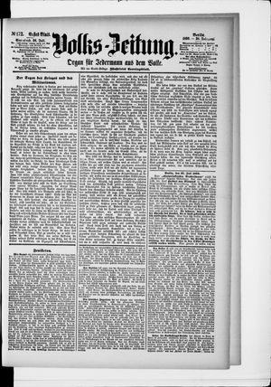 Volks-Zeitung vom 26.07.1890